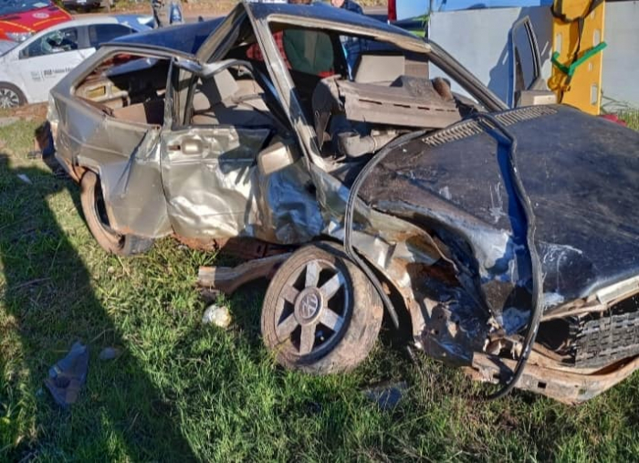Duas pessoas ficam feridas em grave acidente na ERS-244 em General Câmara