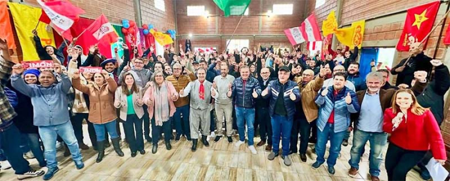 Charqueadas: lançada pré-candidatura de Simon Heberle e Pedro Whatier