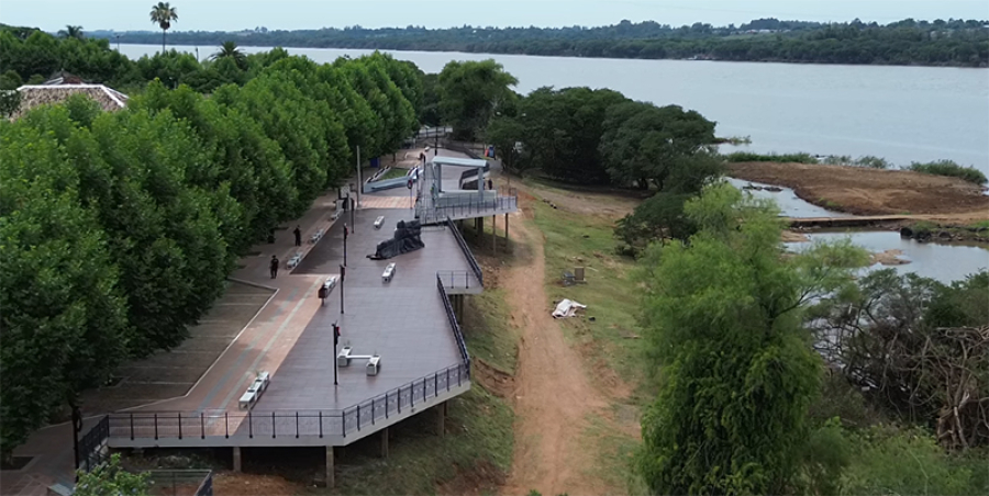 Orla dos Plátanos será inaugurada neste domingo